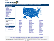 Tablet Screenshot of moverdirectory.com